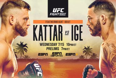 Calvin Kattar vs Dan Ige UFC Fight night